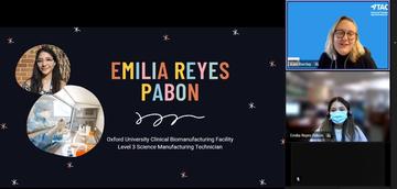 Emilia Reyes Pabon, Graduation for level 3 Laboratory Technician Apprenticeship